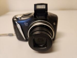 Canon PowerShot SX130 IS 12.1MP Digital Camera Black PC1562 No Power