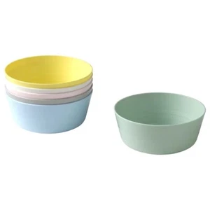 [12 PACK] IKEA KALAS Kids Bowls Mixed Colors 6 Pack x2 - Sealed - Picture 1 of 3