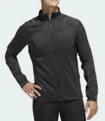 ADIDAS Black SUPERNOVA Run Lifestyle Windbreaker Fitness Jacket Mens XL NEW Tags - Image 1 of 4
