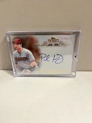 2013 Topps Tribute Paul Gold Schmidt Autograph 11/35 - Image 1 of 2