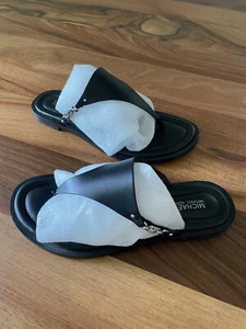 Michael Kors Sandalen – Neuwertig, Größe 38 Echtleder 🥿 Beach Mykonos Ibiza - Bild 1 von 9
