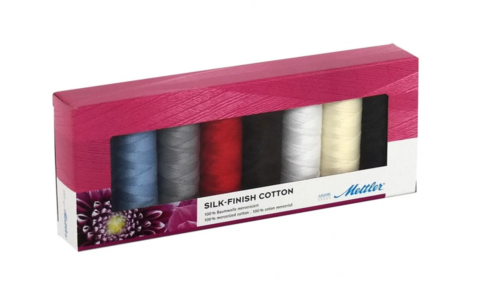 Mettler Silk Finish Cotton 8 Spools Thread Kit SFC8-KIT - Image 1 of 1