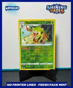 Thwackey 012/072 REVERSE HOLO Pokémon Card - Pokemon TCG Shining Fates MINT PSA - Picture 1 of 2
