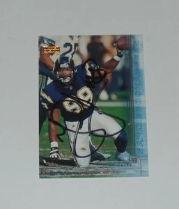 FREDDIE JONES SIGNED AUTO'D 2000 UPPER DECK CARD #178 SAN DIEGO CHARGERS - Picture 1 of 2