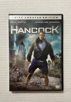 Hancock DVD Movie Will Smith Charlize Theron Superhero Action Drama Foto 1 de 4