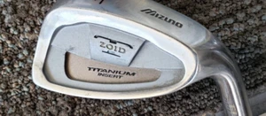 38.5 IN MIZUNO F WEDGE T-ZOID TITANIUM INSERT T8 OVERSIZE CAVITY BACK EXCELLENT - Picture 1 of 6