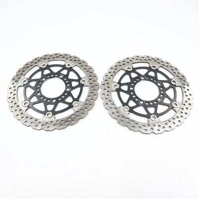 06 07 08 Discos rotores de freno delanteros derecha izquierda Kawasaki Ninja Ex650 650r #2 C63 Foto 1 de 4