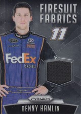 2016 Panini Prizm Firesuit Fabrics #11 Denny Hamlin /149 