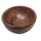 Deep Dark Rich Grain Wood Wooden Bowl Mini 2.25" W x 1.25" Tall Petite Tiny 6046