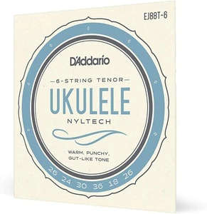 D'Addario EJ88T-6 Nyltech Ukulele 6 String Tenor Uke - Picture 1 of 16