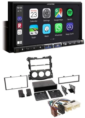 Alpine 2DIN DAB USB MP3 Bluetooth Autoradio für Nissan 370Z Coupe Roadster ab 10 - Bild 1 von 4