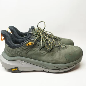Neu ohne Karton! HERREN 12,5 D HOKA KAHA 2 LOW GTX GRÜN NORMAL SPORT TRAIL WANDERSCHUHE - Bild 1 von 12