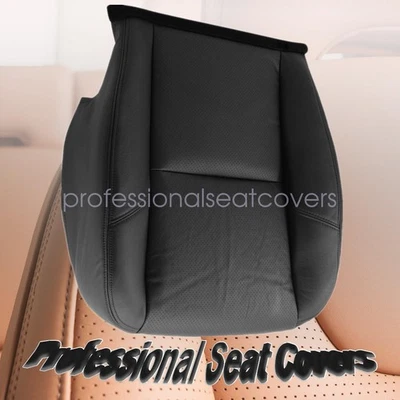 Cubierta de asiento de cuero negra para parte inferior del conductor negra para Cadillac Escalade ESV EXT 2007-2011 Foto 1 de 4
