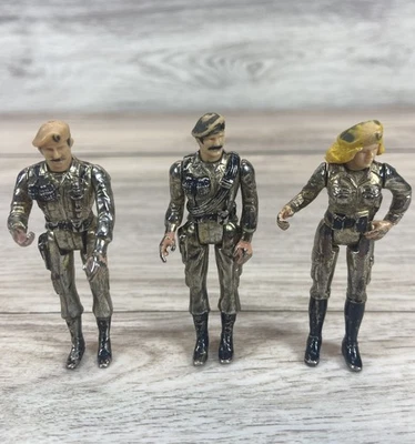 Lote de bonecos de ação soldados vintage 1981 Eagle Force GI Joe Mego Corp die cast - Imagem 1 de 4