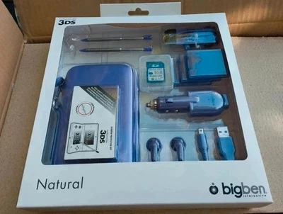 Pack accessoires housse pochette Nintendo 3DS dslite dsi Natural BigBen complet  - Photo 1/2