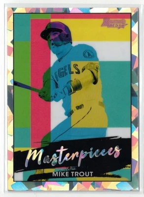 2021 Bowman's Best Masterpieces ATOM Refractor Mike Trout #BM-2! Ангелы! - Изображение 1 из 2