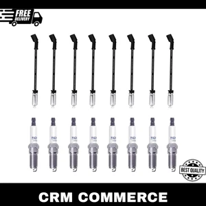 2014-2022 Spark Plugs and Wires for Chevy 5.3 4.8L 6.0 6.2 LS V8, 41 114 Spar... - Picture 1 of 6