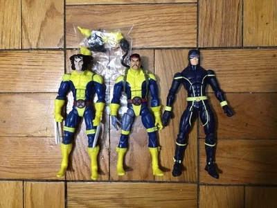 Marvel Legends Exclusivos Wolverine & Forge Paquete de 2 y Cíclope Cría BAF Lote de 3 Foto 1 de 4