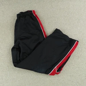 Pantaloni Nike Track Ragazzo Extra Large Nero Rosso Bianco Sportivi Warm Up Cerniera Logo - Foto 1 di 11