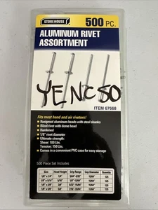 Silber Aluminium Blindnieten Sortiment 500-teilig Lagerhaus 67668 Bonus Extra+ - Bild 1 von 2