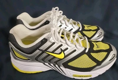 Nike Air Pegasus 2K5 Shoes Yellow Silver Men SZ 11.5 Women 13 New No Box Defect - Image 1 of 4