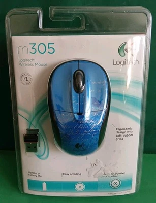 Mouse Inalámbrico Logitech M305 ¡Nuevo SELLADO! Comodidad de diseño ergonómico Foto 1 de 4