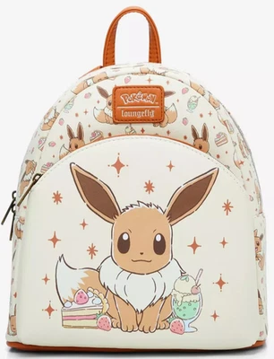 Eevee Loungefly Pokemon 甜点蛋糕和奶昔迷你背包袋 — 第 1/4 张图片
