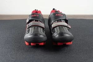 Louis Garneau Bike Trail Shoes Mens Size 12 Mountain Ergo Grip MTB Red/Black - Picture 1 of 18