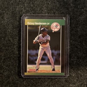 1989 Donruss #245 Rickey Henderson