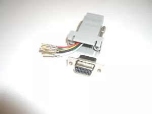 ADAPTADOR DE 6 ESTADOS PHILMORE T9J6 DB9 HEMBRA JACK A RJ11 SE ADAPTA A YAESU GPS/CAT y ETN - Imagen 1 de 2