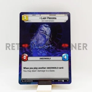 STAR WARS UNLIMITED SHADOWS OF THE GALAXY 516 U Lady Proxima Foil Hyperspace - Bild 1 von 1
