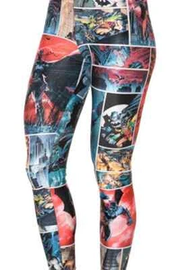 Blackmilk Batman Comic Leggings DC Comics Size XL X-Large - Picture 1 of 7