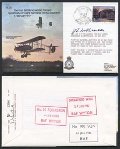 B8c 1st British Sqn Night bombing Signed by J.C. Williamson (J) - Picture 1 of 1