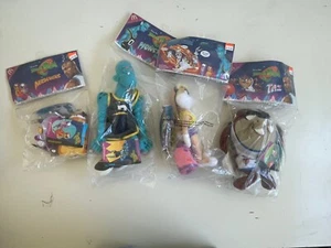 Vtg 1996 McDonald's SPACE JAM Plush Toys , Lot Of 4 WB, NBA, - NIBags - Picture 1 of 5