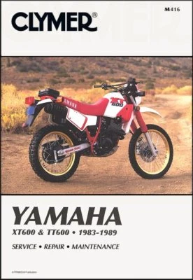 1983-1989 Yamaha XT600 TT600 XT TT 600 CLYMER REPAIR MANUAL - Image 1 of 2