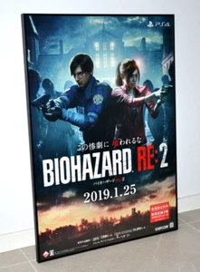 BioHazard RE:2 - Authentic Promotional B2 Poster Japan - Resident Evil 2 - 2019 - Picture 1 of 4