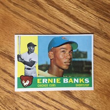 1960 Topps #10 Ernie Banks Hall of Fame Chicago Cubs