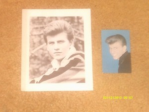 Bobby Rydell fan club 2-pp. picture/bio and membership card (early '60's) VG 