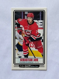 2021-22 O-Pee-Chee Premier Tall Boys Sebastian Aho #P-11 - Picture 1 of 2
