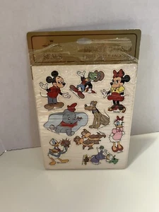 Vintage Hallmark Aufkleber/Siegel Disney Kapern 3 Blatt geöffnete Verpackung - Bild 1 von 2
