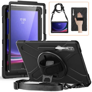 For Samsung Galaxy Tab A9+/S9+/S9 FE+/S10 Ultra Shockproof Screen Protector Case - Picture 1 of 37