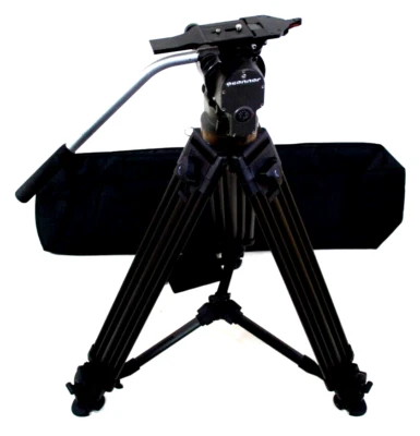 O'Connor DVS ULTIMATE HEAD VINTEN CF CARBON MIDSPR SYS BAG PLT BAR SERVICED 32Lb - Image 1 of 4