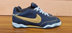 RARE Vintage Nike Air Zoom FC Midnight Navy Denim Gold Gr. US5,5 / EUR 38 E92S - Bild 1 von 10