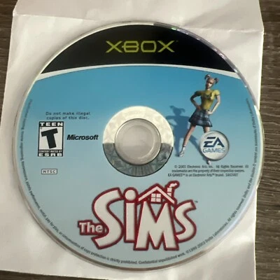 Sims (Microsoft Xbox, 2003) Disc Only - Image 1 of 2