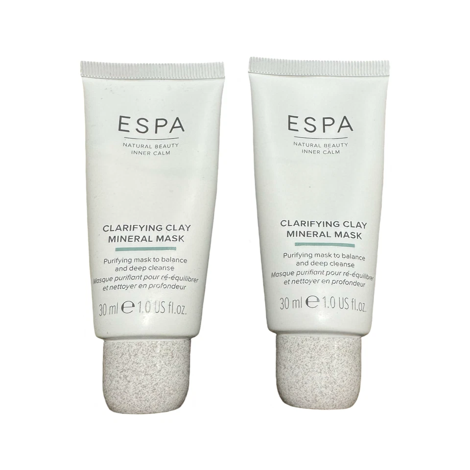 ESPA Clarifying Clay Mineral Mask TRAVEL SIZE 1 oz. / 30 ml NEW & SEALED (2) - Image 1 of 1