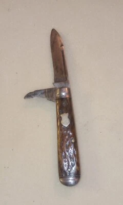 Antique Remington UMC R103 Swell End Jack Pocket Knife -Stag - Read Description - Image 1 of 4