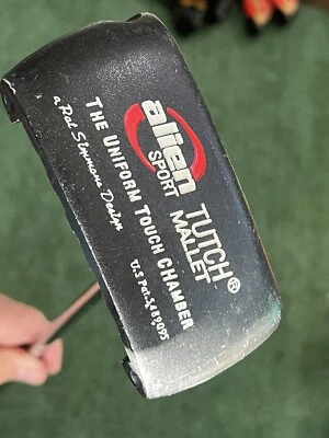 Alien Sport Pat Simmons TUTCH Mallet Blk Putter/Putter Flex Steel Shaft/35" - Image 1 of 4