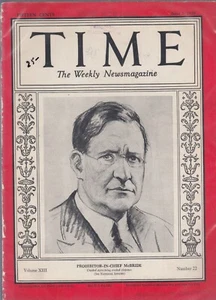 1929 Time magazine--June 3 1929  McBride - Bild 1 von 1