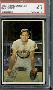 1953 Bowman Color #79 Ray Boone PSA 7 - Picture 1 of 2