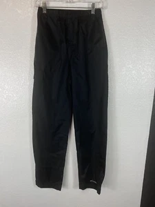 Columbia Youth Size Large Cypress Brook II Black Nylon Rain Shell Pants - Picture 1 of 6
